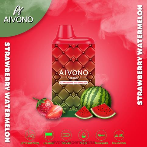 Aivono AIM MAGIC cigarrillo de caja de 5800 bocas sandia fresa H682H99 | Aivono Vaper